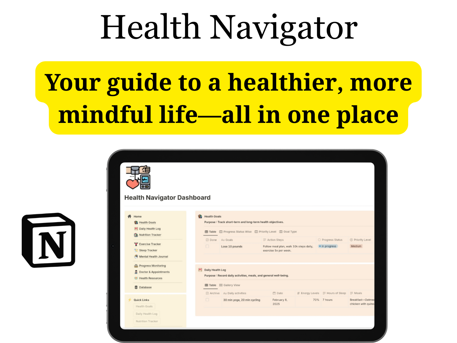 Health Navigator Dashboard